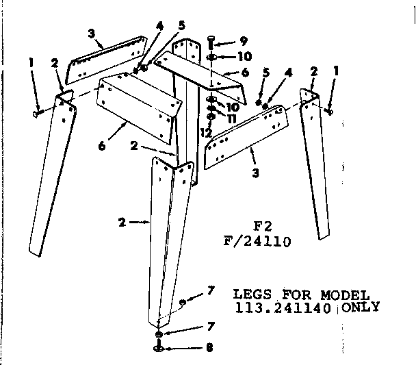 Leg set