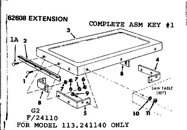 Extension assembly