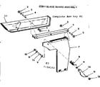Craftsman 11324142 blade guard assembly diagram