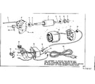 Craftsman 11324142 motor and controlbox asm diagram