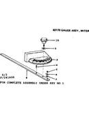2 inch motorized table saw/62170 gauge assy miter