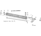 Craftsman 11324190 rip fence assembly diagram