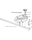 Miter gauge assembly