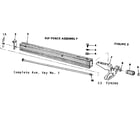 Craftsman 113242460 rip fence assembly diagram