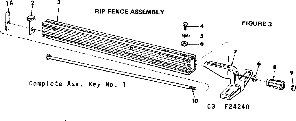 RIP FENCE ASSEMBLY