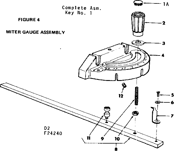 MITER GAUGE ASSEMBLY