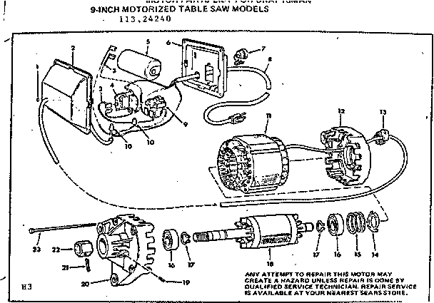 MOTOR/CONTROL BOX