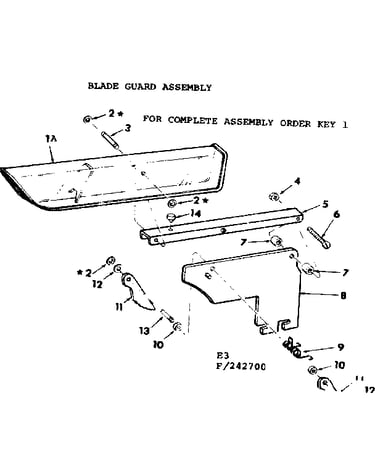 Blade guard assembly