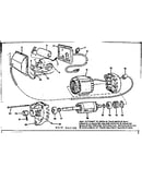 Motor and control box asm