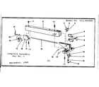 Craftsman 113242820 rip fence assembly diagram