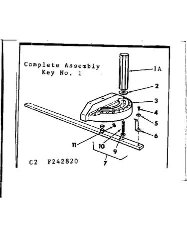 Miter gauge asm