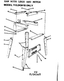 Sander/legs & motor
