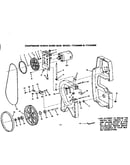 Frame and motor mount assembly