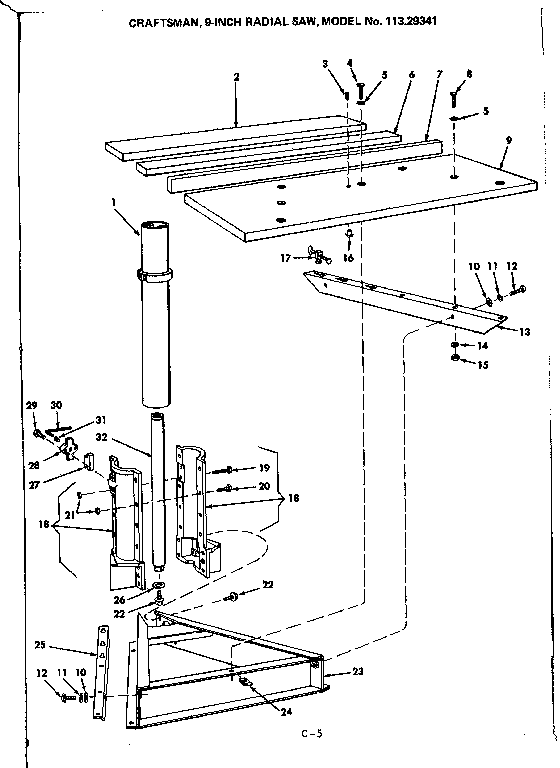 RIP FENCE AND BASE ASSEMBLY