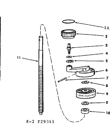 Radial arm cap asm
