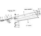 Craftsman 11329570 fence assembly diagram