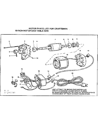 Motor/control box