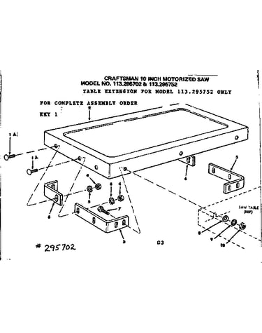 Table extension