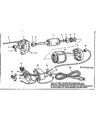 Motor/control box