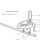 Miter gauge assembly