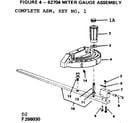 Craftsman 113298030 miter gauge assembly diagram