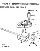 Miter gauge assembly