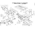Craftsman 113298210 4-1/8 in. jointer-planer/saw assembly diagram