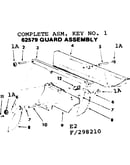 4-1/8 in. jointer-planer/62579 guard assembly