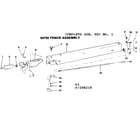 Craftsman 113298210 4-1/8 in. jointer-planer/62705 fence assembly diagram