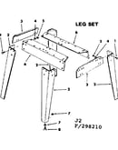4-1/8 in. jointer-planer/leg set