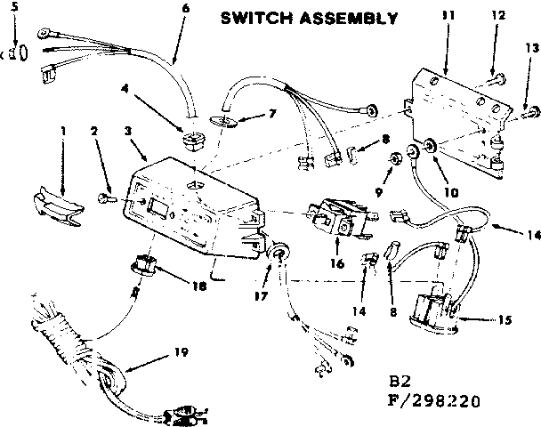 8 in. jointer-planer retro fit kit/switch assembly