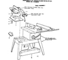 Craftsman 113298220 8 in. jointer-planer retro fit kit/final assembly diagram