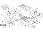 Craftsman 113299040 motor base assembly diagram