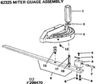 Craftsman 113299040 miter guage assembly diagram