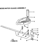 Miter guage assembly