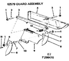 Craftsman 113298470 guard assembly diagram