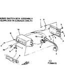 Switch box assembly supplied in canada only