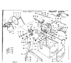 Craftsman 113299132 motor assembly repair parts diagram