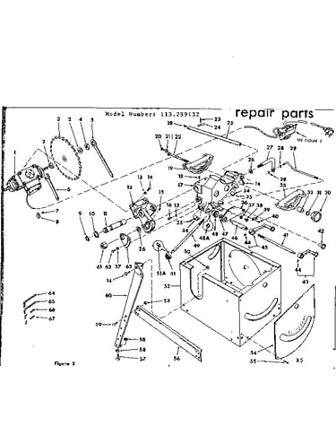Motor assembly repair parts