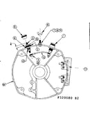 Rear bearing carrier asm w/battery charging terminals