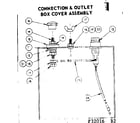 Craftsman 58032016 connection & outlet box cover assem diagram