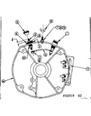 Rear bearing carrier assem w/battery charging terminals