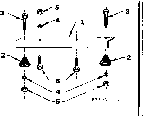 Engine mounting support