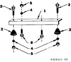 Craftsman 580320421 engine mounting support diagram