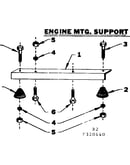 Engine mtg. support