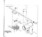 Craftsman 580320450 muffler and handle diagram