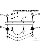 Engine mtg. support
