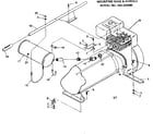 Craftsman 580320480 mounting base & handle diagram