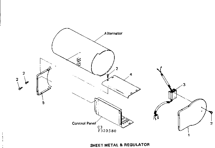 Sheet metal & regulator