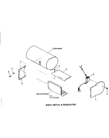 Sheet metal & regulator